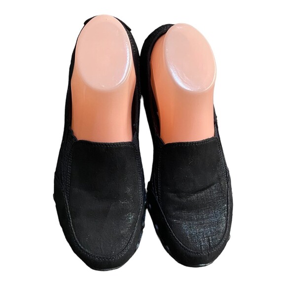 Skechers Bikers  Size US 8.5 Memory Foam Black sheen Loafer Flats SN49473 - Picture 6 of 11